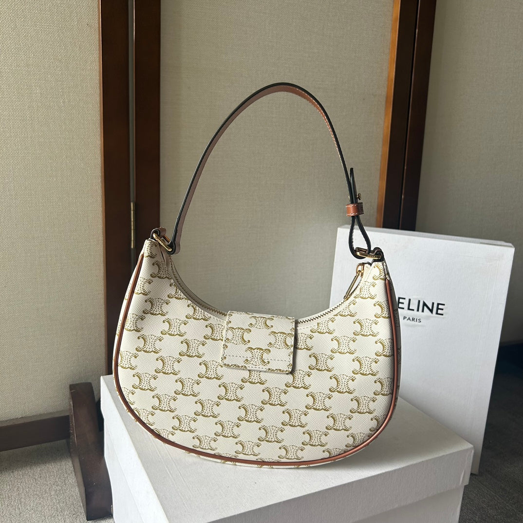 Ava Triomphe Canvas Underarm Bag