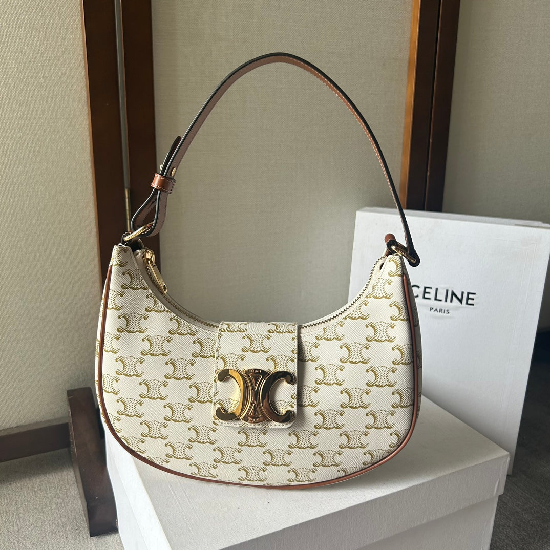 Ava Triomphe Canvas Underarm Bag