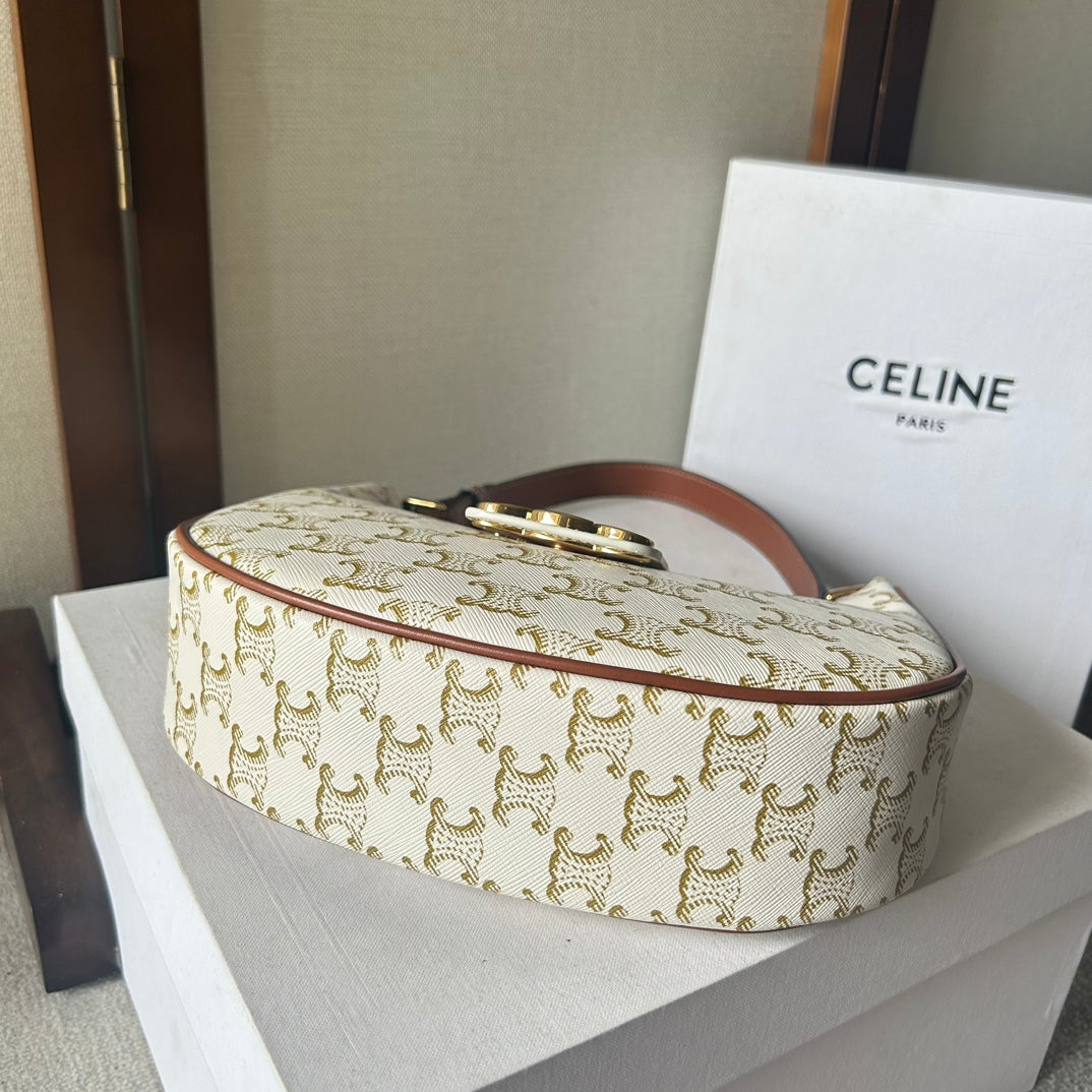 Ava Triomphe Canvas Underarm Bag
