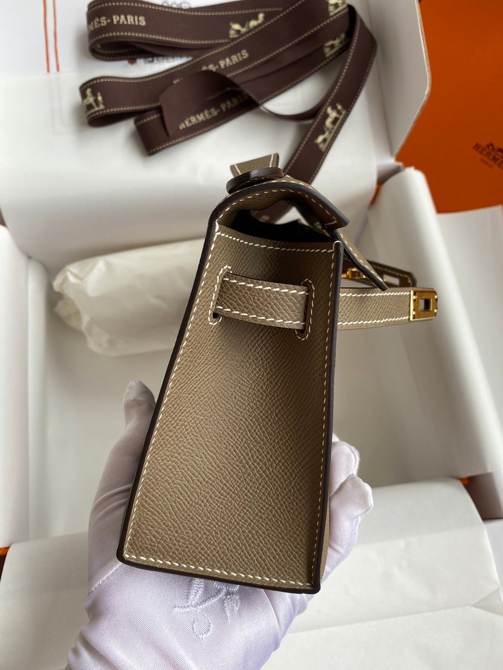 Mini Kelly 22cm Epsom Leather Handbag