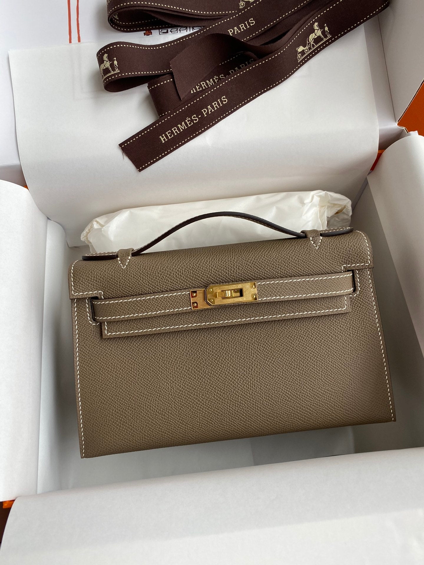 Mini Kelly 22cm Epsom Leather Handbag