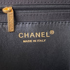 Quilted Lambskin Shoulder Bag with Gold Chain