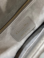 Lady Quilted Leather Top Handle Bag