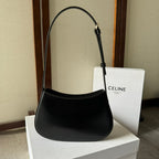 Tilly Medium Glossy Calfskin Leather Handbag