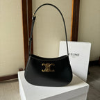 Tilly Medium Glossy Calfskin Leather Handbag