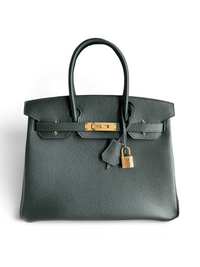 Birkin Togo Leather – Vert Cypress with Gold Hardware