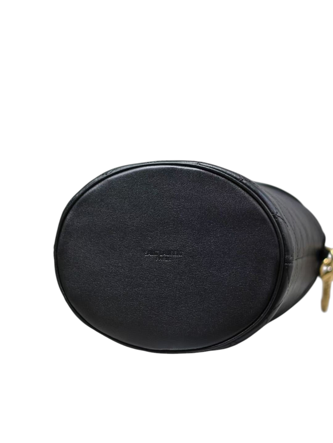 Saint Laurent Gaby Bucket Bag in Black Quilted calfskin Leather - Detail View 6