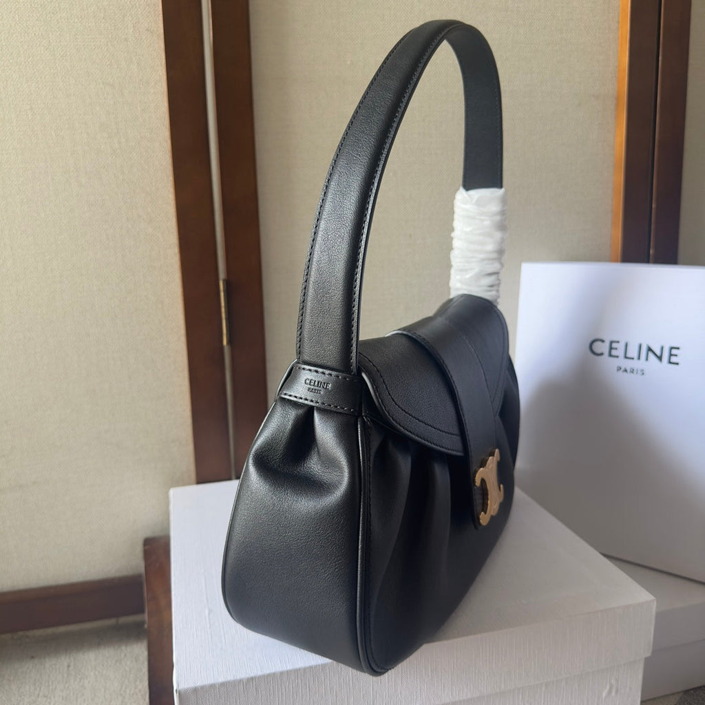 Polly Medium Soft Calfskin Leather Handbag