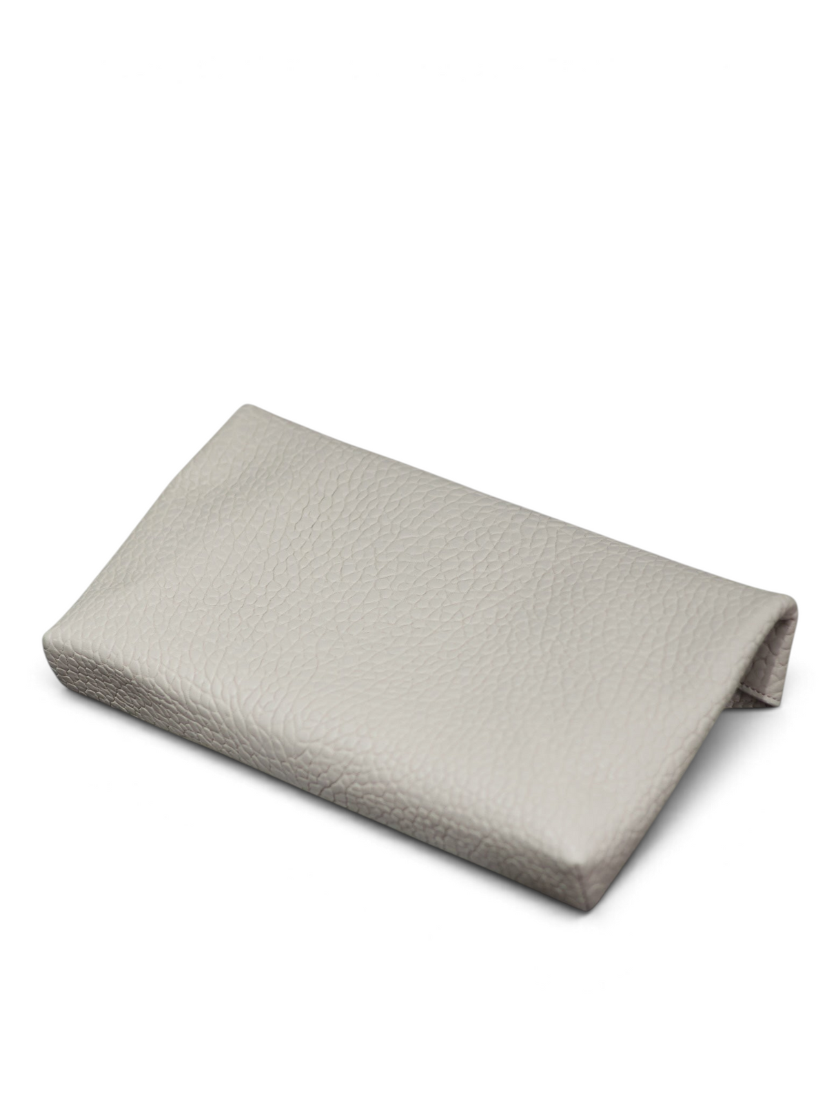 Leather Envelope Clutch 29.5cm - White - View 9