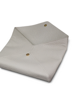 Leather Envelope Clutch 29.5cm - White - View 6