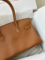 Swift Leather Shoulder Bag 29cm