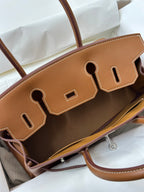 Swift Leather Shoulder Bag 29cm