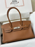 Swift Leather Shoulder Bag 29cm