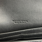 Crocodile-Embossed Long Clutch Bag - View 8