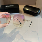Luxury Rimless Sunglasses