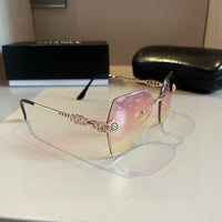 Luxury Rimless Sunglasses