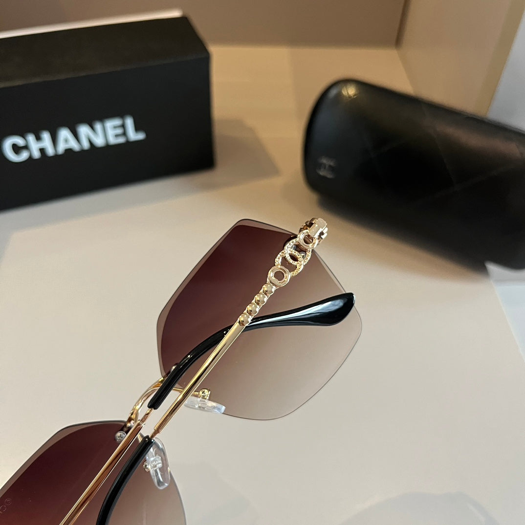 Luxury Rimless Sunglasses