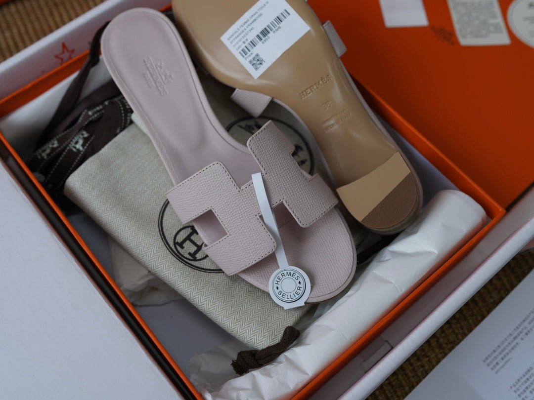 Oasis Epsom Calfskin Heeled Sandals - White - View 5