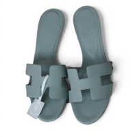 Oasis Epsom Calfskin Heeled Sandals