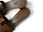 Oasis Epsom Calfskin Heeled Sandals - Tan - View 3