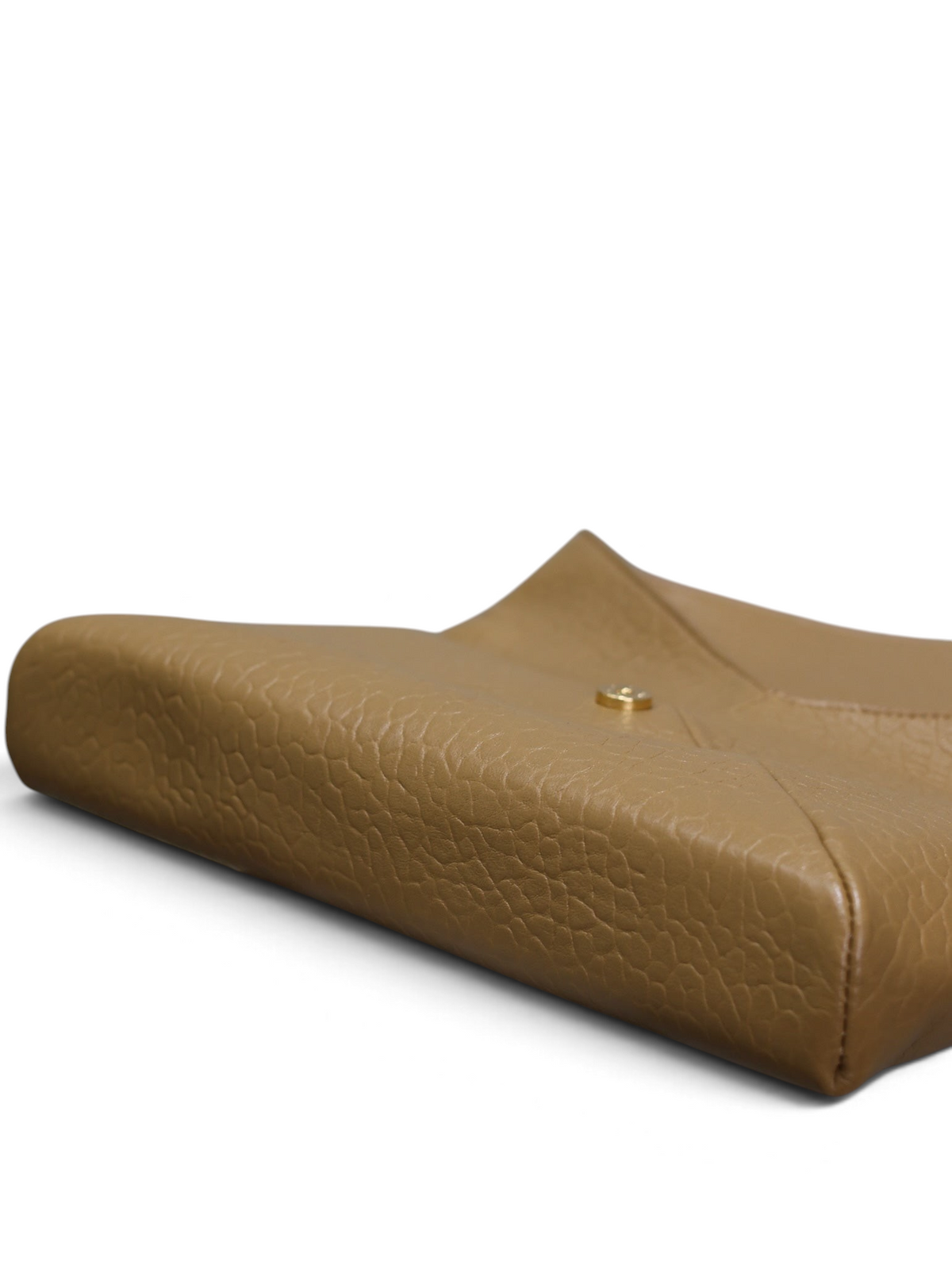 Leather Envelope Clutch 29.5cm - Mustard - View 6