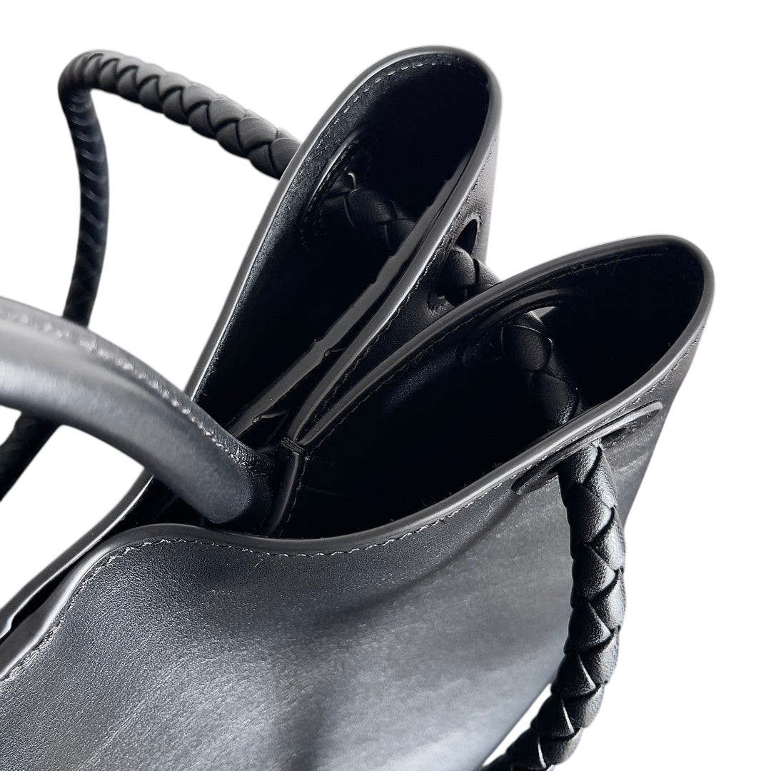 Smooth Leather Knot Tote Bag 32cm - View 6