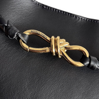 Smooth Leather Knot Tote Bag 32cm - View 4