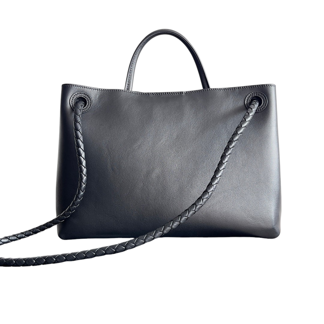 Smooth Leather Knot Tote Bag 32cm - View 3