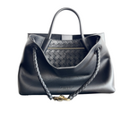 Smooth Leather Knot Tote Bag 32cm - View 8
