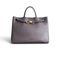 Smooth Leather Knot Tote Bag 32cm