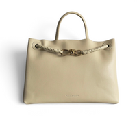Smooth Leather Knot Tote Bag 32cm
