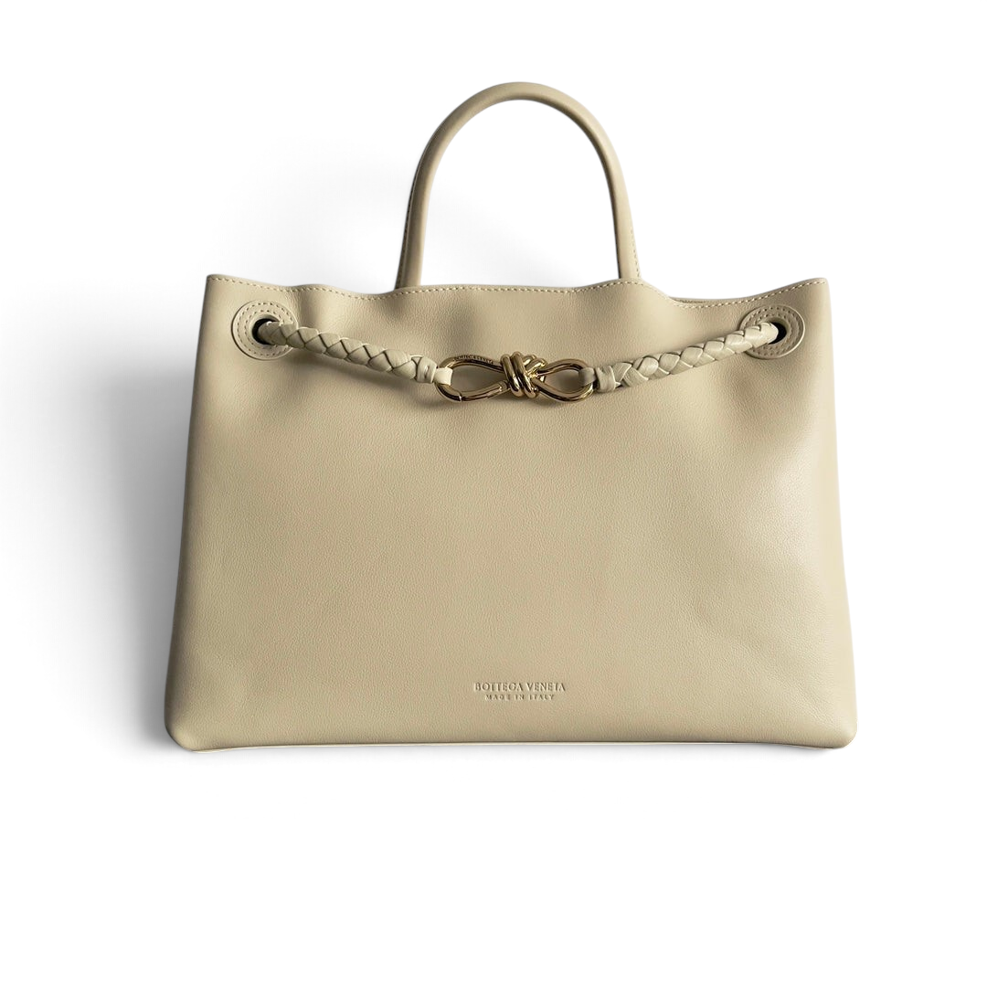 Smooth Leather Knot Tote Bag 32cm - View 1