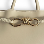 Smooth Leather Knot Tote Bag 32cm - View 6