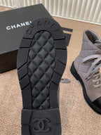 Two-Tone Combat Boots