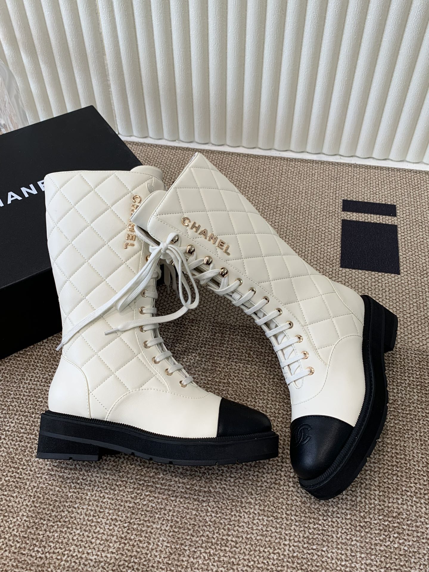 Lace-Up Boots