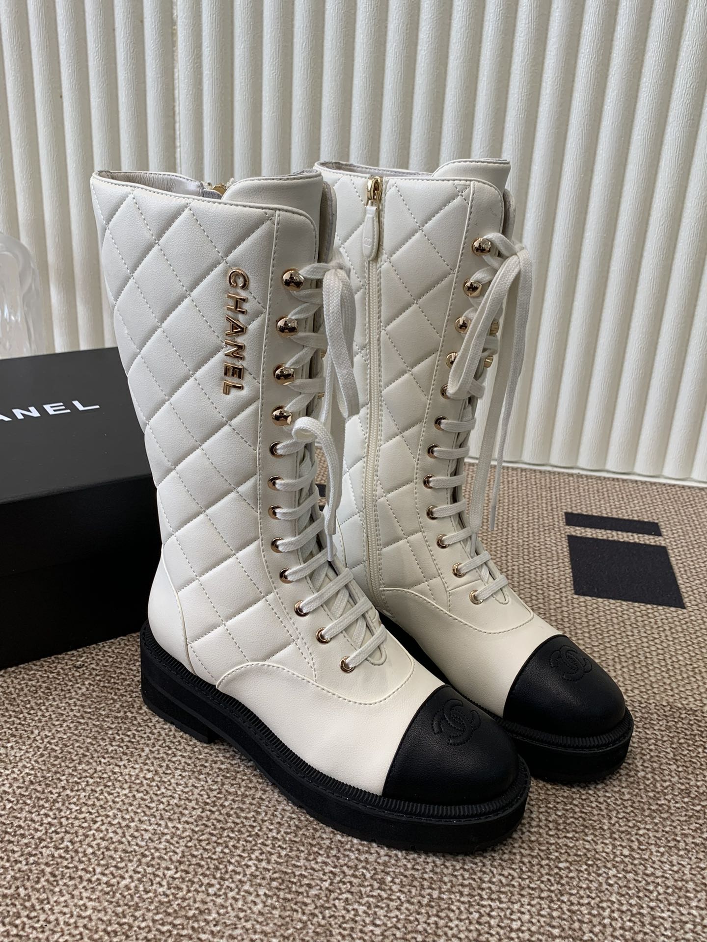 Lace-Up Boots