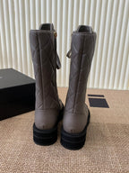 Two-Tone Combat Boots