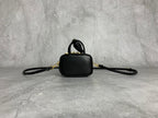 Miu Miu Mini Leather Briefcase Bag in Black - image 2