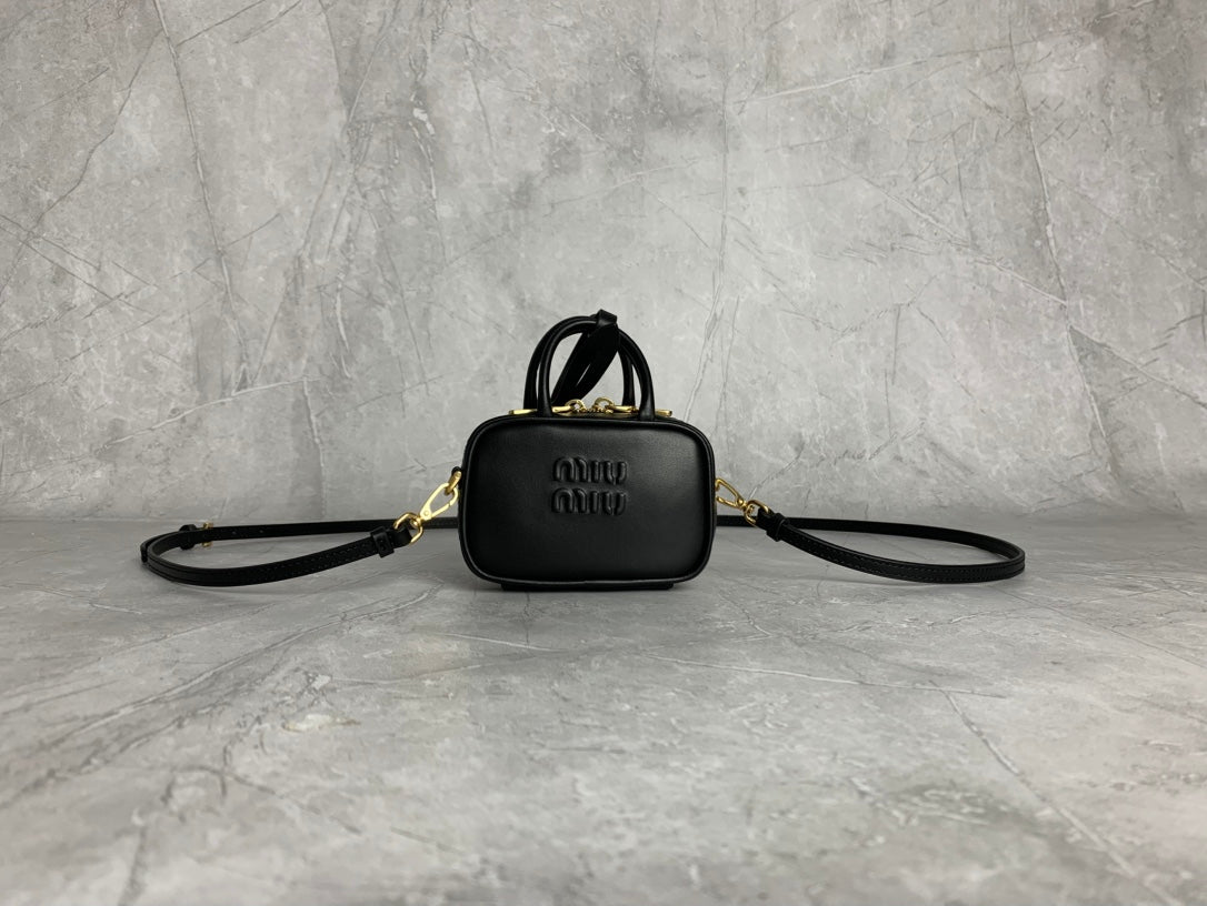 Structured Mini Briefcase Bag - View 1