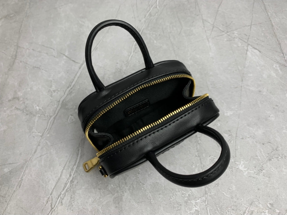 Structured Mini Briefcase Bag - View 7