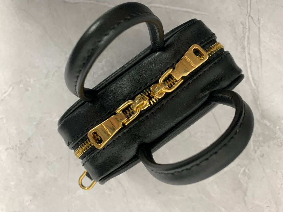 Structured Mini Briefcase Bag - View 6
