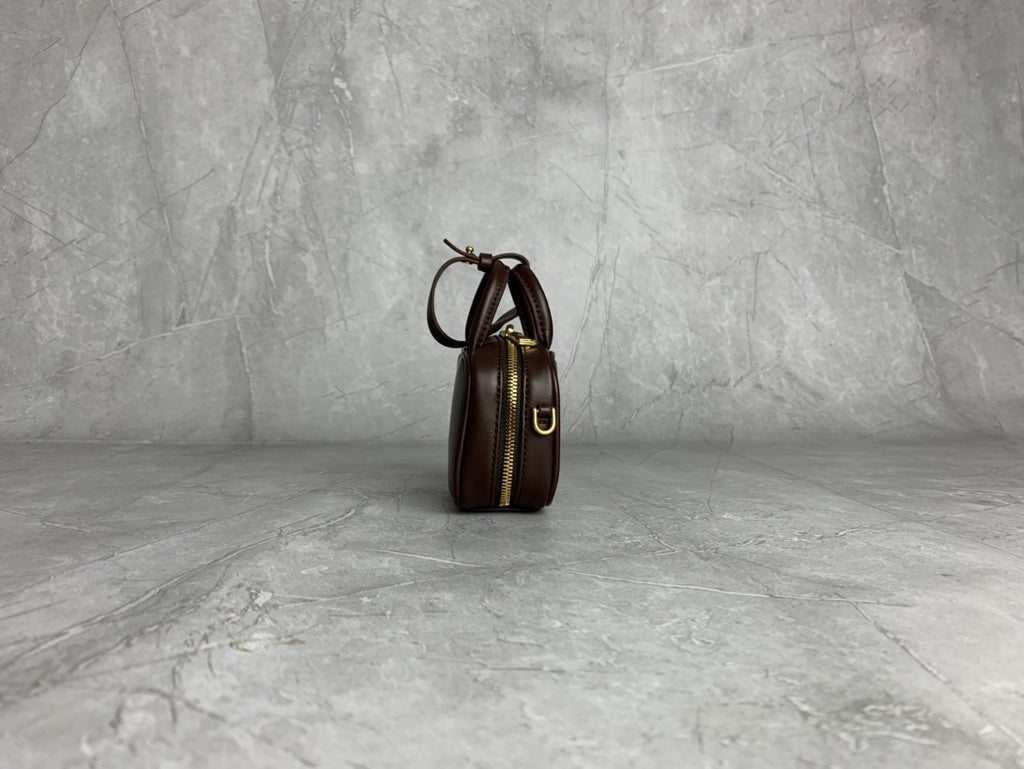 Structured Mini Briefcase Bag - View 5