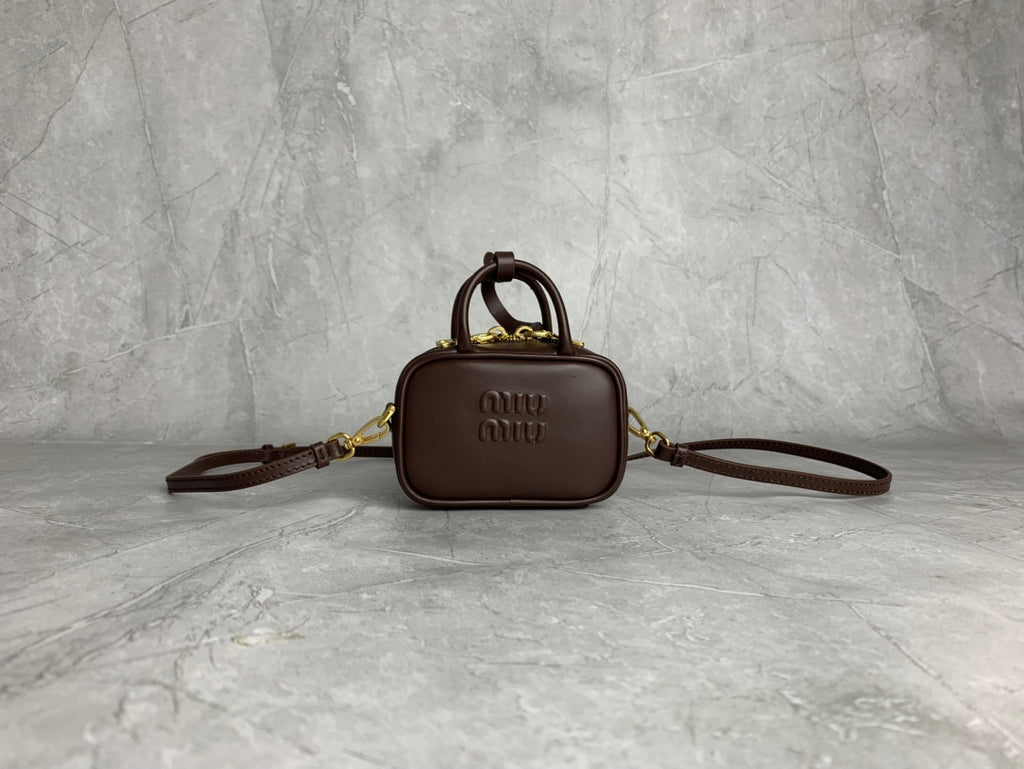 Structured Mini Briefcase Bag - View 1