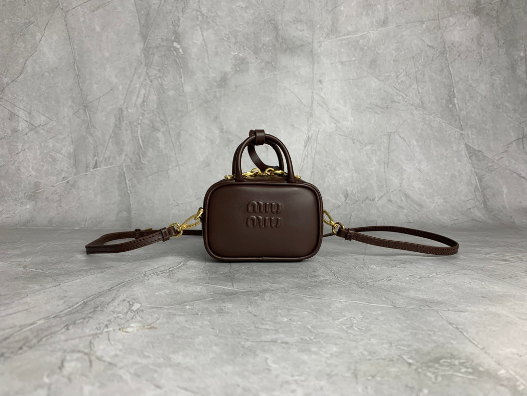 Structured Mini Briefcase Bag - View 1