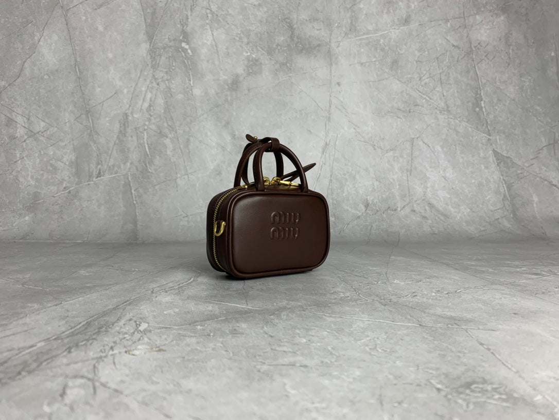 Structured Mini Briefcase Bag - View 3