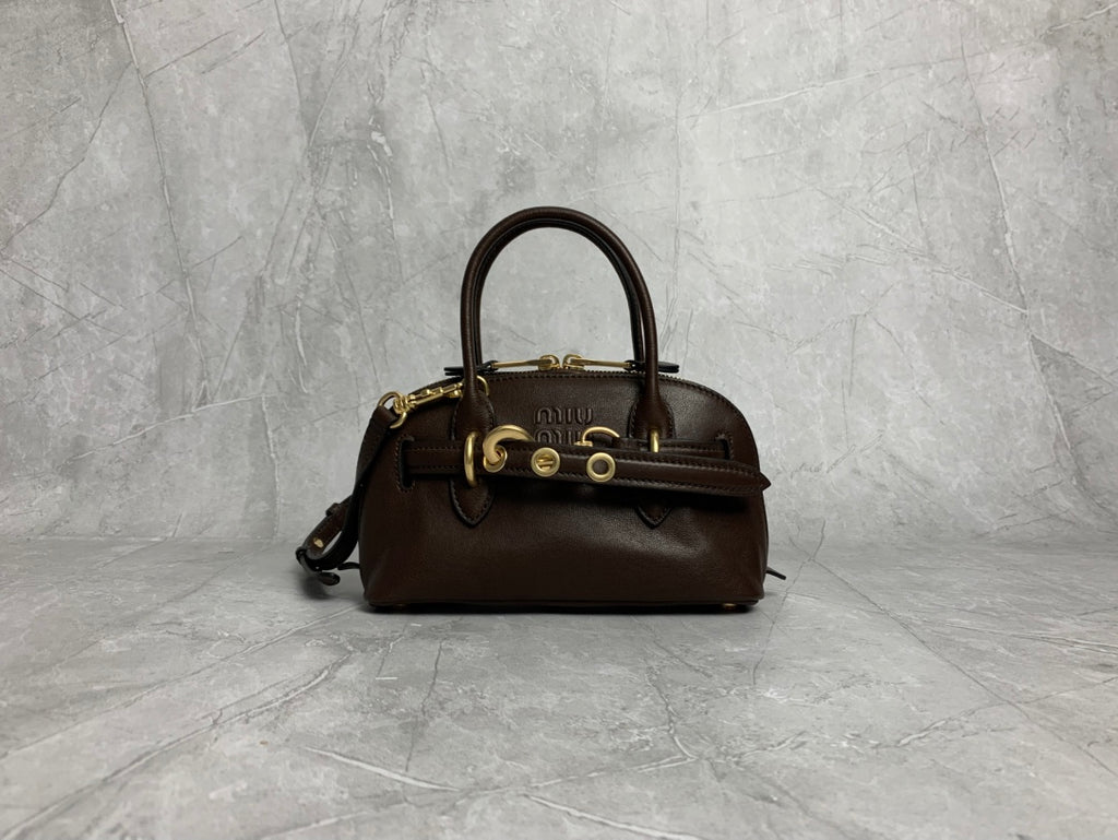 Aventure Nappa Leather Mini Top Handle Bag - View 1