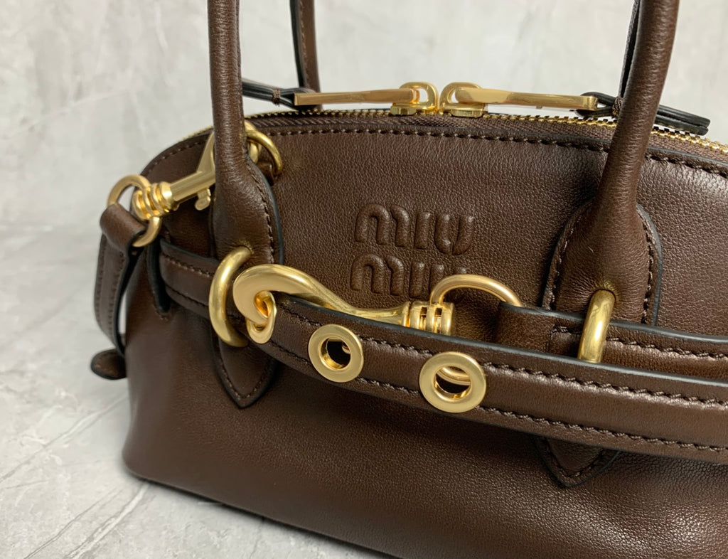 Aventure Nappa Leather Mini Top Handle Bag - View 6