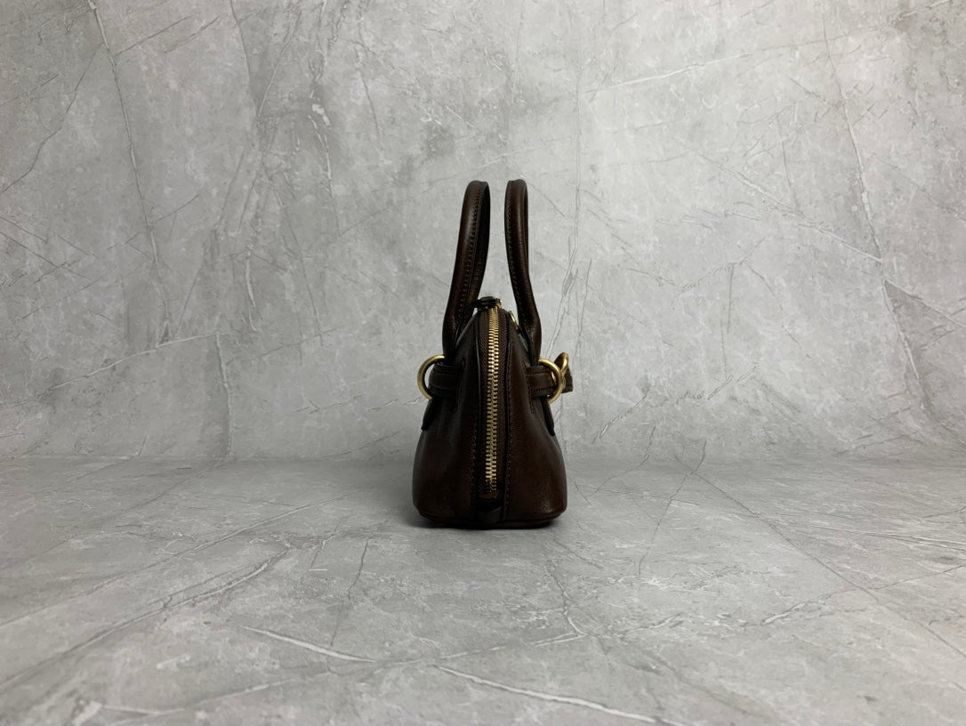 Aventure Nappa Leather Mini Top Handle Bag - View 4
