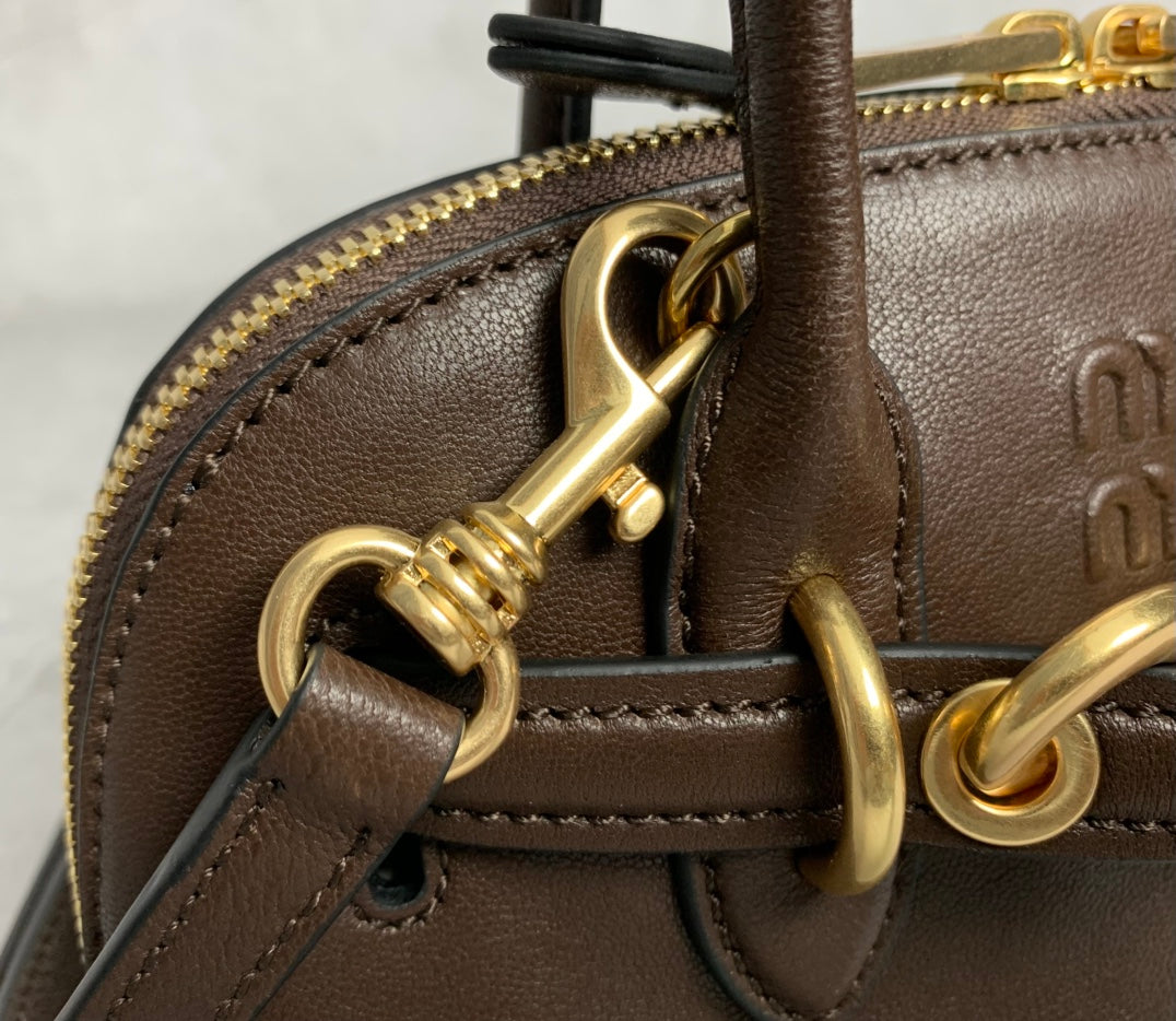 Aventure Nappa Leather Mini Top Handle Bag - View 7