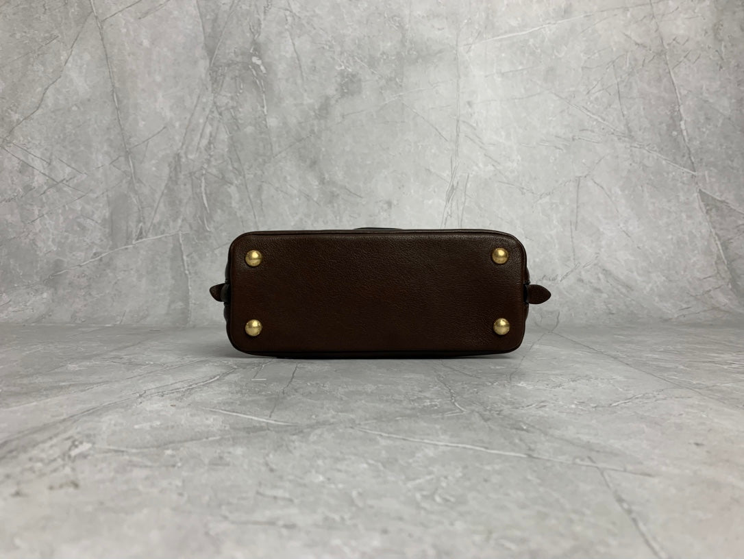 Aventure Nappa Leather Mini Top Handle Bag - View 5